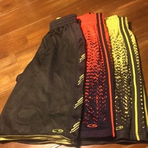 Set of Boys L 12-14 size Champion athletic shorts.